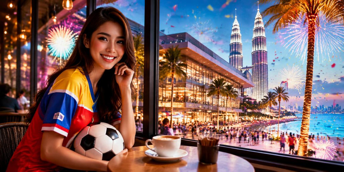 Suasana taruhan bola sepak dalam talian di Kuala Lumpur Malaysia